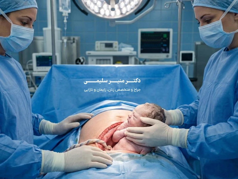 سزارین در قم
