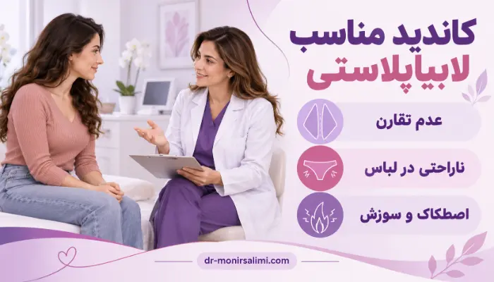مشاوره برای بررسی کاندید مناسب لابیاپلاستی